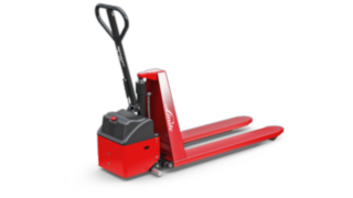 Il transpallet manuale con sistema di sollevamento a forbice M10 L/XE di Linde Material Handling