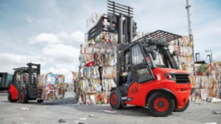 Carrelli elevatori termici con trasmissione idrostatica Linde Material Handling