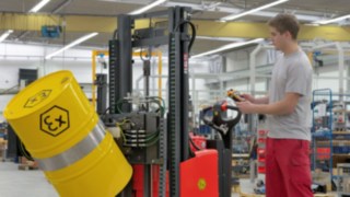 Carrelli elevatori antideflagranti a marchio Linde Material Handling con struttura progettata per prevenire le esplosioni